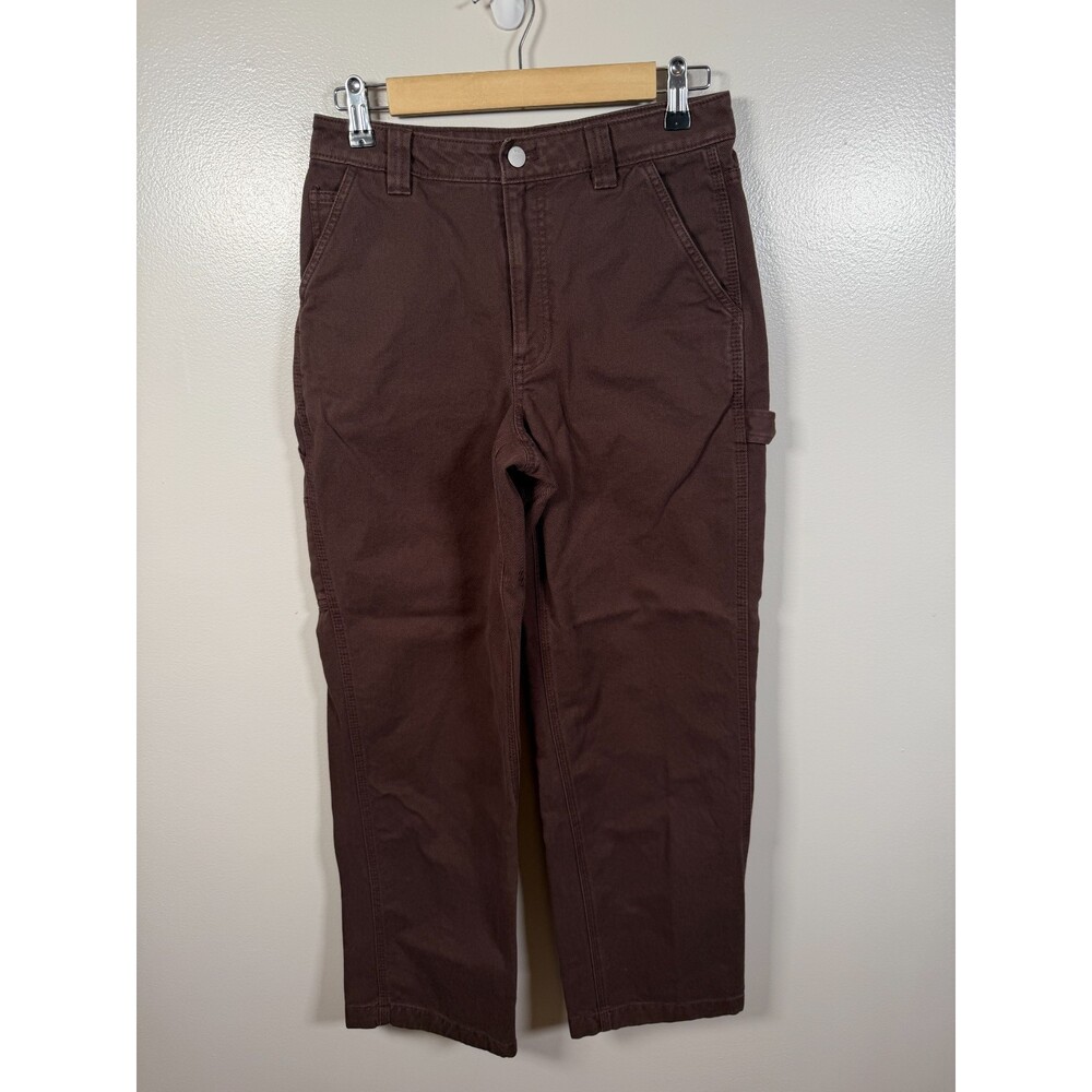 TNA Greenwich Carpenter Pants Size 4 Coffee Bean Brown Utility Workwear Skater